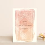 "Masked Wash" - Save the Dates in Passion Fruit by Rebecca Bowen - Front
