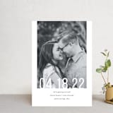 "Date Check" - Save the Dates in Noir by Up Up Creative - Front