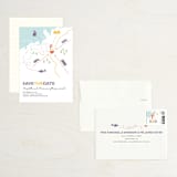 "Destination" - Save the Dates in Lilac Haze by leslie hamer - Assembled