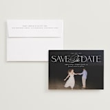 "Novella" - Save the Dates in Pearl by Brooke Chandler - Save the Date with Envelope