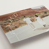"Curved Date" - Save the Dates in Pearl by Brooke Chandler - Detail