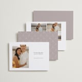 "Serifs" - Save the Dates in Stone by GeekInk Design - Back of Card Options