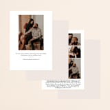 "Bonita" - Save the Dates in Snow by Lauren Chism - Back of Card Options