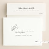 "Bonita" - Save the Dates in Snow by Lauren Chism - FREE Recipient Addressing