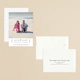 "Bottom Line" - Save the Dates in Vanilla by Jennifer Wick - Assembled