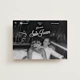 "Vintage Trip" - Save the Dates in Snow by Inkblot Design - Front