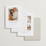 "Portraits" - Save the Dates in Champagne by Jennifer Wick - Back of Card Options