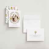 "botanical cameo" - Save the Dates in Swan by Lori Wemple - Assembled