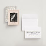 "Monogramed" - Save the Dates in Blush by Susan Moyal - Assembled