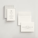 "Overlapping" - Save the Dates in Noir by Amy Kross - Assembled