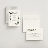 "Grove" - Save the Dates in Meadow by Everett Paper Goods - Assembled