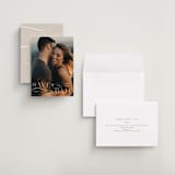"Flourish" - Save the Dates in Vanilla by Ashley Rosenbaum - Assembled