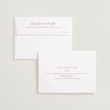 "Flourish" - Save the Dates in Vanilla by Ashley Rosenbaum - FREE Recipient Addressing
