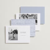 "Vintage Sketched" - Save the Dates in Wisteria by Jenna Holcomb - Back of Card Options