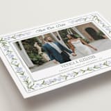 "Vintage Sketched" - Save the Dates in Wisteria by Jenna Holcomb - Detail