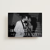 "Gaze" - Save the Dates in Snow by Pixel and Hank - Front