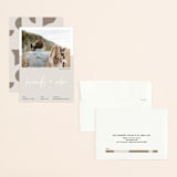 "colorblock script" - Save the Dates in Latte by carla san roman - Assembled
