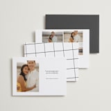 "Joyful Jot" - Save the Dates in Pearl by Lindsay Megahed - Back of Card Options