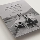 "Noted" - Save the Dates in Noir by Olivia Raufman - Detail