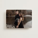 "Lettra" - Save the Dates in Pearl by Up Up Creative - Front