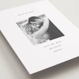 "Understated Elegance" - Save the Dates in Snow by AK Graphics - Detail