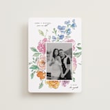 "Floral Pop" - Save the Dates in Vibrance press by Itsy Belle Studio - Front