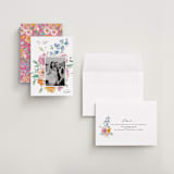 "Floral Pop" - Save the Dates in Vibrance press by Itsy Belle Studio - Assembled