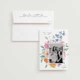 "Floral Pop" - Save the Dates in Vibrance press by Itsy Belle Studio - Save the Date with Envelope