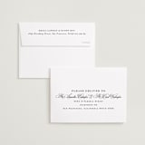 "Elegant Initials" - Save the Dates in Newspaper by Lea Delaveris - FREE Recipient Addressing