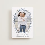 "Parisian ribbon" - Save the Dates in French Blue by Sarah Knight - Front