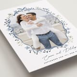 "Parisian ribbon" - Save the Dates in French Blue by Sarah Knight - Detail