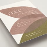 "Mod Collage" - Save the Dates in Dusty Rose by Carrie Moradi - Detail