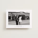 "Framed Minimalist" - Save the Dates in Silk by Kelly Schmidt - Front