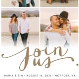 "Jotted" - Save the Dates in Golden by Ashley Hegarty - Detail