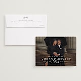 "And here we are" - Save the Dates in Marble by Lea Delaveris - Save the Date with Envelope