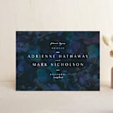 "midnight lake" - Save the Dates in Navy by Erin L. Wilson - Front
