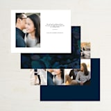 "midnight lake" - Save the Dates in Navy by Erin L. Wilson - Back of Card Options