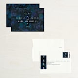 "midnight lake" - Save the Dates in Navy by Erin L. Wilson - Assembled