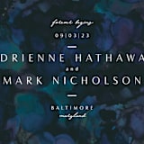 "midnight lake" - Save the Dates in Navy by Erin L. Wilson - Detail