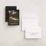 "Black Border" - Save the Dates in Coal by Becky Nimoy - Assembled