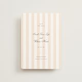 "awning stripe" - Save the Dates in Peach by Sara Hicks Malone - Front