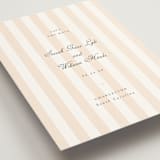 "awning stripe" - Save the Dates in Peach by Sara Hicks Malone - Detail