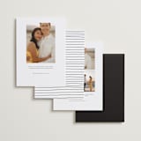 "Penned" - Save the Dates in Noir by JoAnn Jinks - Back of Card Options