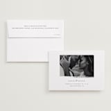 "minimalistic paint stroke" - Save the Dates in Porcelain by Sumak Studio - Save the Date with Envelope