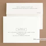 "Square Stamp" - Save the Dates in Cloud by Kelly Williams - FREE Recipient Addressing