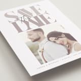 "Serifs" - Save the Dates in Stone by GeekInk Design - Detail