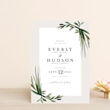 "Botanical Frame" - Save the Dates in Fog by Kate Ahn - Front
