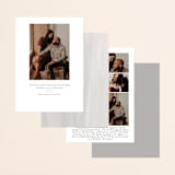 "Botanical Frame" - Save the Dates in Fog by Kate Ahn - Back of Card Options