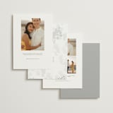 "A Thousand Years" - Save the Dates in Classic White by Design Lotus - Back of Card Options