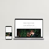 "A Thousand Years" - Save the Dates in Classic White by Design Lotus - FREE Wedding Website